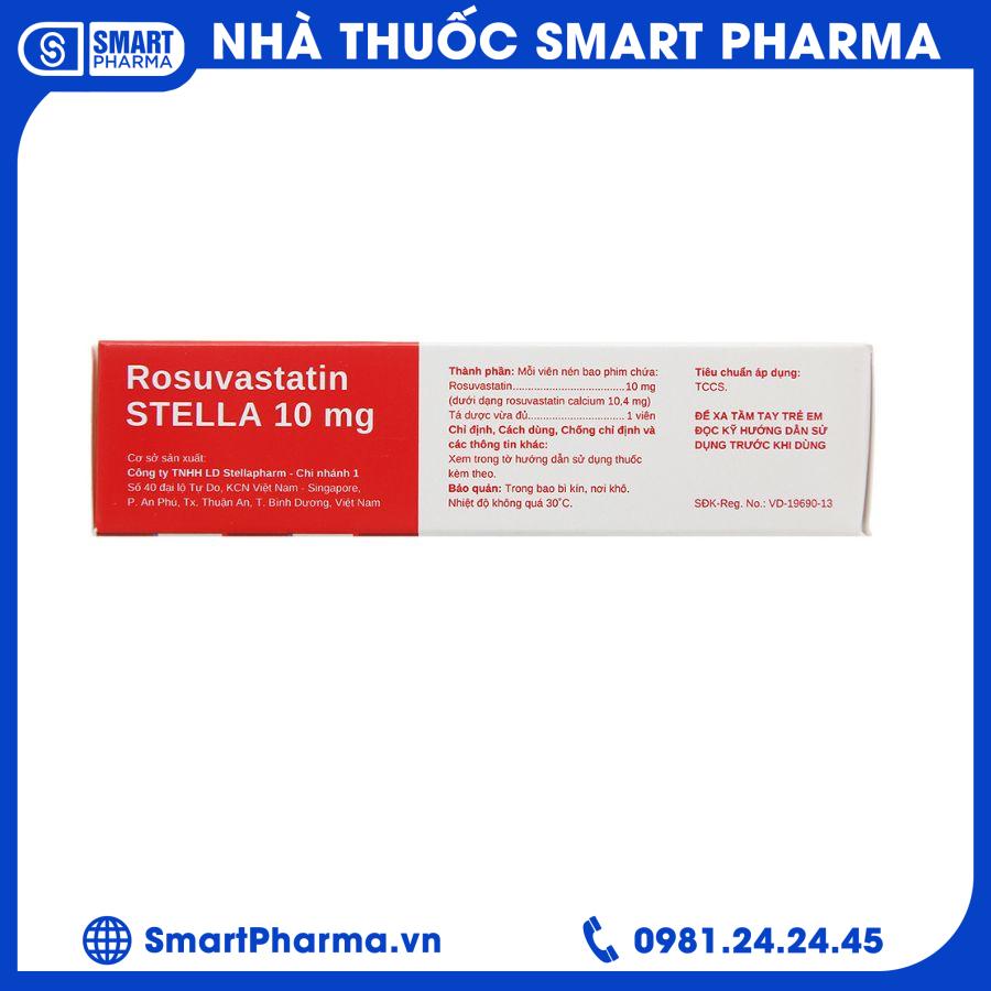 Rosuvastatin 10mg 2 Smart Pharma - Rosuvastatin 10mg 2