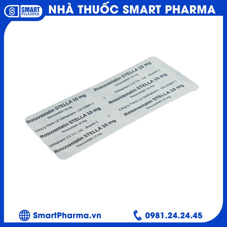 Rosuvastatin 10mg 3 Smart Pharma - Rosuvastatin 10mg 3