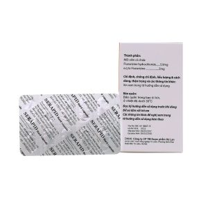 Smart Pharma - Thuốc Serapid 5mg Jin Yang điều trị đau nửa đầu, chóng mặt (10 vỉ x 10 viên) 1 Smart Pharma - Serapid 1