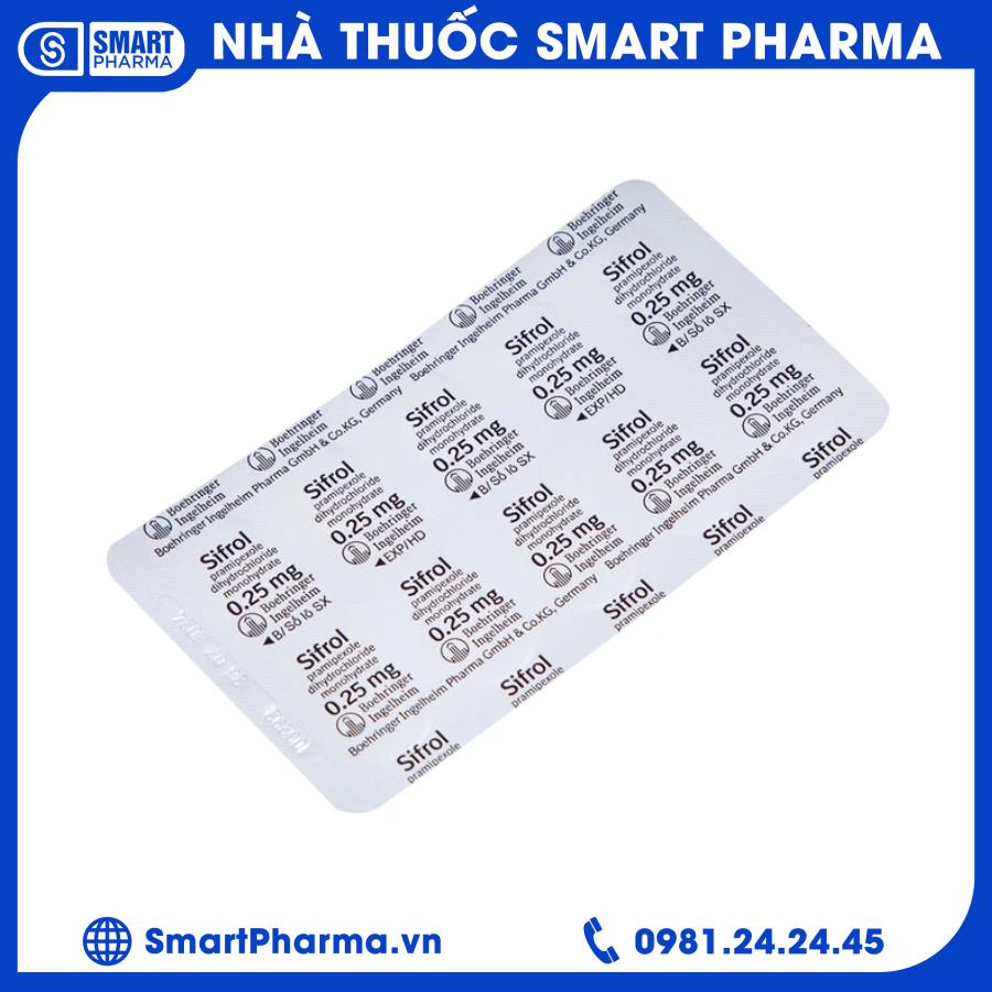 Sifrol 0,25mg (3) Smart Pharma - Sifrol 025mg 3