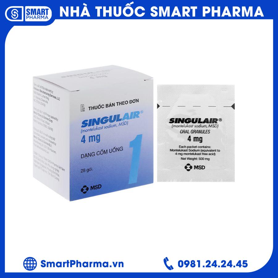 Singulair 4mg(28gói) Smart Pharma - Singulair 4mg28goi