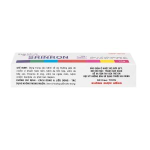 Smart Pharma - Kem bôi da Srinron 10g Mipharmco điều trị các bệnh về da do nhiễm khuẩn hoặc nấm, bệnh da hỗn hợp 2 Smart Pharma - Srinron 10g 3