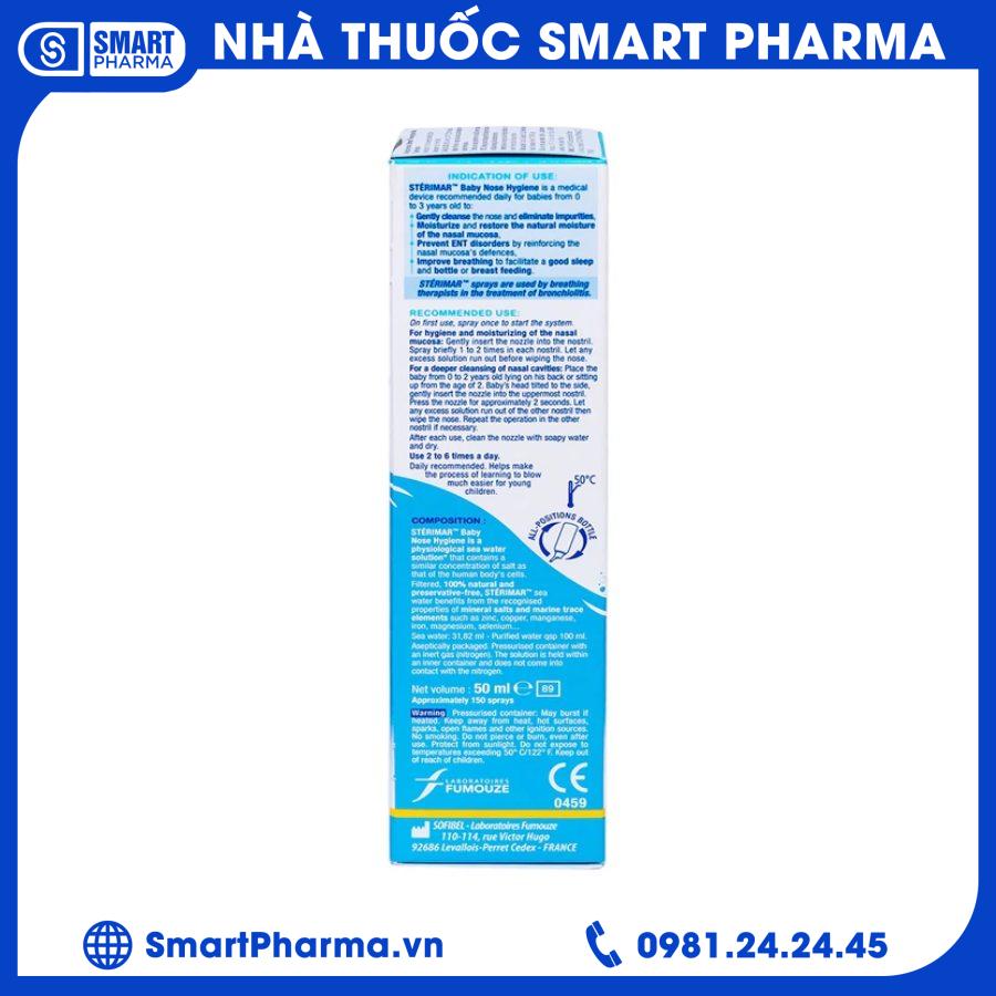 Stérimar Nose Hygiene Baby 3 Smart Pharma - Sterimar Nose Hygiene Baby 3