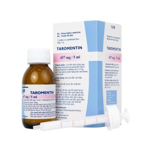 Smart Pharma - Bột hỗn dịch uống Taromentin 457mg/5ml điều trị nhiễm trùng viêm xoang, tai giữa, đường hô hấp (12.6g) 2 Smart Pharma - Taromentin 457mg2