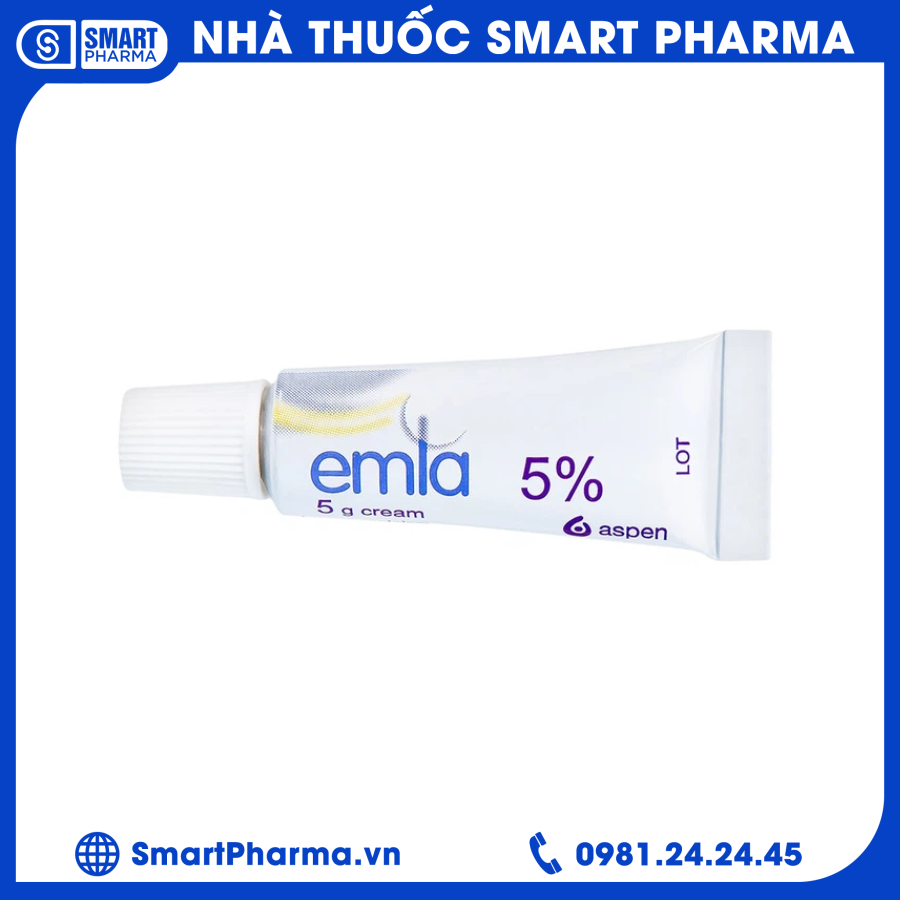 Thuốc Emla 5%1 Smart Pharma - Thuoc Emla 51