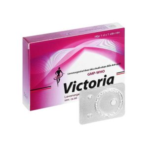 Smart Pharma - Thuốc Victoria 1,5mg Babiophar dùng để tránh thai khẩn cấp, dùng trong vòng 72 giờ sau giao hợp (1 viên) 1 Thuốc tránh thai Victoria1