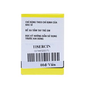 Smart Pharma - Thuốc Tisercin 25mg điều trị loạn thận (1 lọ x 50 viên) 1 Smart Pharma - Tisercin 3