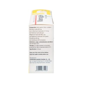 Smart Pharma - Hỗn dịch uống Varogel Shinpoong Deawoo điều trị viêm loét dạ dày, tá tràng (20 gói x 10ml) 2 Smart Pharma - Varogel 2