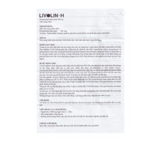 Smart Pharma - Viên nang mềm Livolin-H 300mg cải thiện bệnh gan, chán ăn, đau hạ sườn phải (10 vỉ x 10 viên) 1 Smart Pharma - a2 3 3