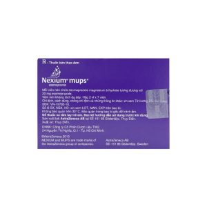 Smart Pharma - Viên nén Nexium Mups 20mg điều trị trào ngược dạ dày - thực quản, loét dạ dày (2 vỉ x 7 viên) 4 Smart Pharma - a5 5 1