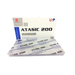 Smart Pharma - Thuốc kháng sinh Atasic 200mg USP điều trị nhiễm trùng đường hô hấp (3 vỉ x 10 viên) 1 Smart Pharma - atasic 200 1