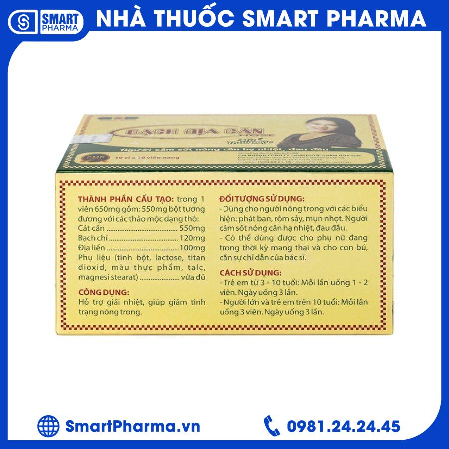 bạch địa căn 1 Smart Pharma - bach dia can 1