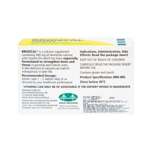 Smart Pharma - Thuốc Briozcal Bridge Healthcare dự phòng và điều trị thiếu hụt calci, vitamin D3 (3 vỉ x 10 viên) 1 Smart Pharma - briozcal4