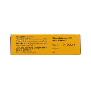 Smart Pharma - Thuốc Danapha - Trihex 2 điều trị hỗ trợ hội chứng Parkinson, giảm hội chứng ngoại tháp (5 vỉ x 20 viên) 2 Smart Pharma - danpha trihex 2