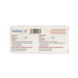 Smart Pharma - Thuốc Mebilax 15 DHG điều trị viêm đau cơ xương khớp (2 vỉ x 10 viên) 1 Smart Pharma - mebilax 15.2png