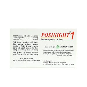 Smart Pharma - Thuốc Posinight 1 dùng tránh thai khẩn cấp (1 viên) 1 Smart Pharma - posinight 2