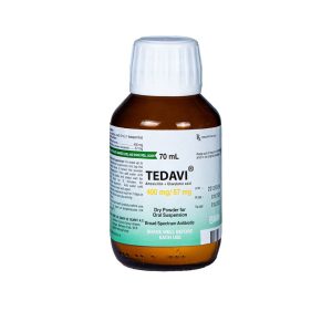 Smart Pharma - Bột pha uống Tedavi 400mg/57mg điều trị nhiễm khuẩn, viêm xoang, viêm tai giữa (70ml) 1 Smart Pharma - tedavi 1