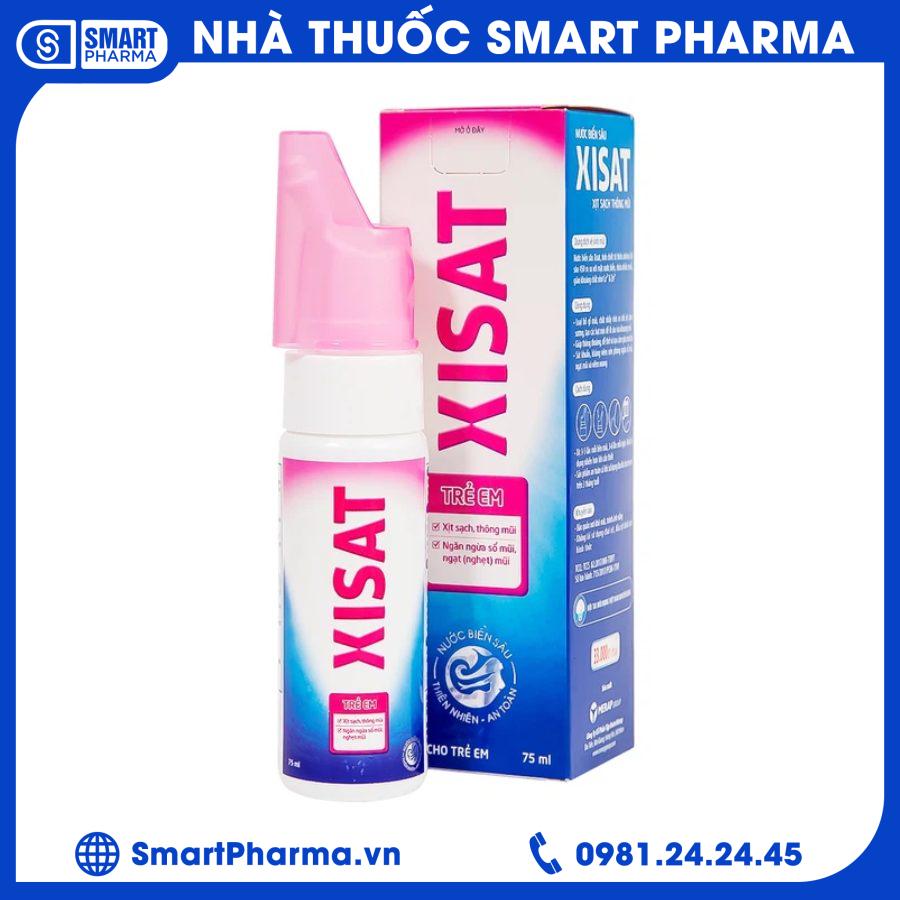 Xịt mũi nước biển sâu Xisat trẻ em Xịt mũi nước biển sâu Xisat trẻ em