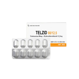 Smart Pharma - Thuốc Telzid 80/12.5 điều trị tăng huyết áp (6 vỉ x 10 viên) 1 Smart Pharma - 2 9
