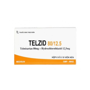 Smart Pharma - Thuốc Telzid 80/12.5 điều trị tăng huyết áp (6 vỉ x 10 viên) 2 Smart Pharma - 3 10