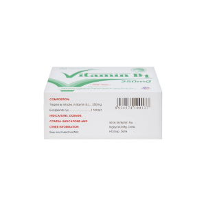 Smart Pharma - Thuốc Vitamin B1 250mg Mekophar điều trị tình trạng thiếu Vitamin B (10 vỉ x 10 viên) 2 Smart Pharma - 3 32