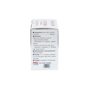 Smart Pharma - Viên nang mềm L-Cystine 500mg Phils Lin hỗ trợ điều trị viêm da do thuốc, sạm da, tàn nhang (12 vỉ x 5 viên) 3 Smart Pharma - 4 18