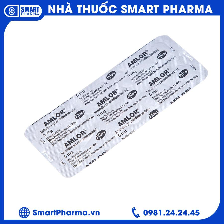Amlor Pfizer 5mg (3) Smart Pharma - Amlor Pfizer 5mg 3