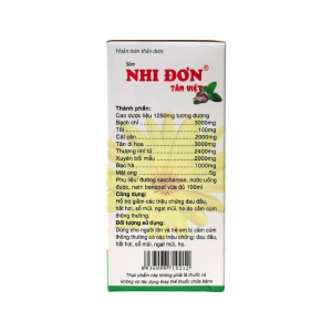 Smart Pharma - Siro Nhi Đơn Tâm Việt hỗ trợ giảm ho, long đờm, sổ mũi và cảm cúm (Chai 100ml) 1 Smart Pharma - NT SMART PHARMA 2026 10 09T145930.753