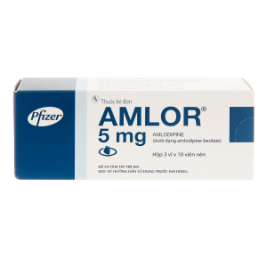 Smart Pharma - Thuốc Amlor 5mg Pfizer trị tăng huyết áp, bệnh mạch vành, đau thắt ngực (3 vỉ x 10 viên) 2 Smart Pharma - Nha thuoc Smart Pharma 2026 10 14T155532.973