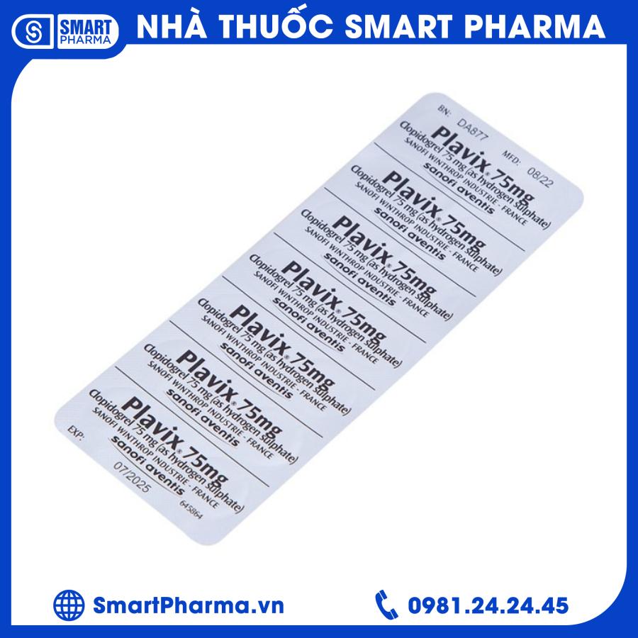 Plavix 75mg (4) Smart Pharma - Plavix 75mg 4