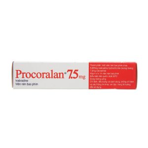 Smart Pharma - Procoralan 7.5mg trị đau thắt ngực, suy tim (4 vỉ x 14 viên) 1 Smart Pharma - Procoralan 75mg 2
