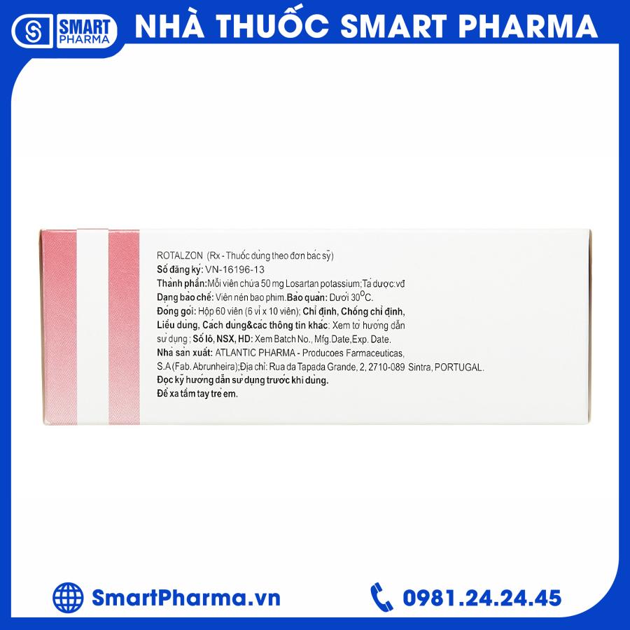Rotalzon 50mg (2) Smart Pharma - Rotalzon 50mg 2