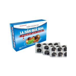 Smart Pharma - Viên ngậm ho La Hán Quả Tana bổ phế, giảm đờm, dịu ho (Hộp 3vỉ x8viên) 1 Smart Pharma - Smart pharma 18 1