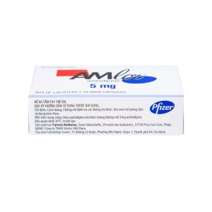 Smart Pharma - Thuốc Amlor 5mg Viatris điều trị tăng huyết áp, đau thắt ngực (3 vỉ x 10 viên) 2 Smart Pharma - Smart pharma 2024 11 26T093831.759