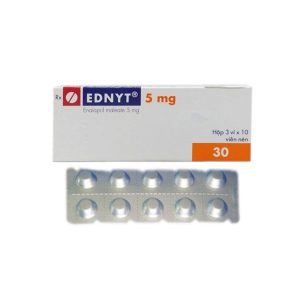 Thuốc Ednyt 5mg Gedeon điều trị tăng huyết áp, suy tim (3 vỉ x 10 viên)