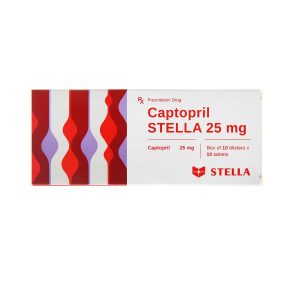Smart Pharma - Thuốc Captopril STELLA 25 mg điều trị tăng huyết áp, suy tim sung huyết, nhồi máu cơ tim (10 vỉ x 10 viên) 2 Smart Pharma - Smart pharma 2024 11 26T162956.688