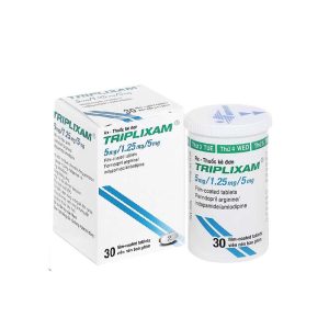 Thuốc Triplixam 5mg/1.25mg/5mg Servier điều trị tăng huyết áp (30 viên)