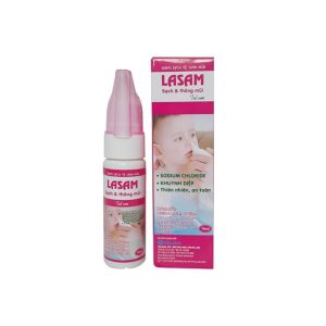 Xịt Lasam Halaco trẻ em hỗ trợ làm sạch mũi, họng (Chai 70ml)