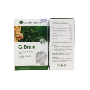 Smart Pharma - Cốm Trí Não G-Brain 3g Grand Nutrition bổ sung DHA và các vitamin hỗ trợ phát triển não bộ cho trẻ (30 gói) 1 Smart Pharma - Smart pharma 27