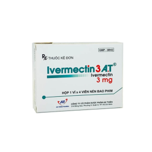 Smart Pharma - Thuốc Ivermectin 3 A.T An Thiên hỗ trợ điều trị các bệnh nhiễm giun (1 vỉ x 4 viên) 2 Smart Pharma - Smart pharma 86
