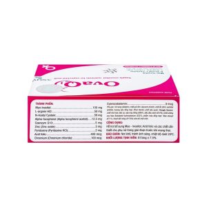 Smart Pharma - Viên uống OvaQ1 hỗ trợ bổ sung Myo Inositol, Acid folic và các chất cần thiết cho phụ nữ trước khi mang thai (3 vỉ x 10 viên) 1 Smart Pharma - Smart pharma 93