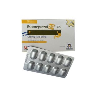 Thuốc Esomeprazol 20-US điều trị trào ngược dạ dày (3 vỉ x 10 viên)