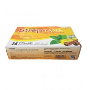 Smart Pharma - Viên ngậm StrepTana - Giảm ho, đau rát họng ( Hộp 3 vỉ x 8 viên) 1 Smart Pharma - StrepTana 2