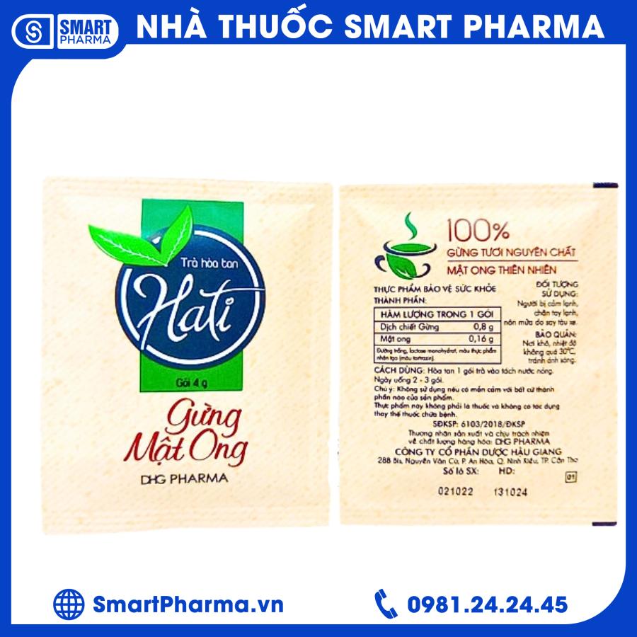 Trà gừng Mật Ong Hati (2) Smart Pharma - Tra gung Mat Ong Hati 2