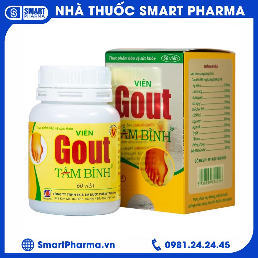 Viên GOUT Tâm Bìn Smart Pharma - Vien GOUT Tam Bin