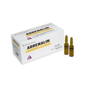Dung dịch tiêm Adrenalin 1mg/1ml hồi sức tim phổi, cấp cứu choáng phản vệ (5 vỉ x 10 ống)