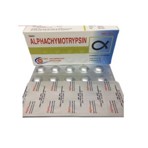 Smart Pharma - Thuốc kháng viêm dạng men ALPHACHYMOTRYPSIN (Armephaco) hộp 2 vỉ x 10 viên 2 Smart Pharma - Alphachymotrypsin Armephaco 1