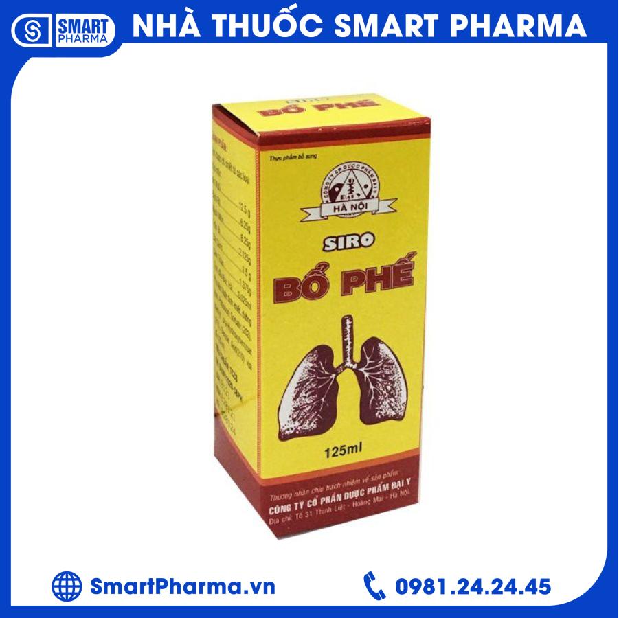 Bổ phế lọ 125ml Đại Y Smart Pharma - Bo phe lo 125ml Dai Y