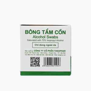 Smart Pharma - Bông tẩm cồn Alcohol Swabs Tanaphar làm sạch và khử trùng da trước khi tiêm (100 miếng) 2 Smart Pharma - Bong tam con Tanaphar 3