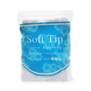 Bông gòn viên Soft Tip Thái Lan (Hộp 1 gói 40g)